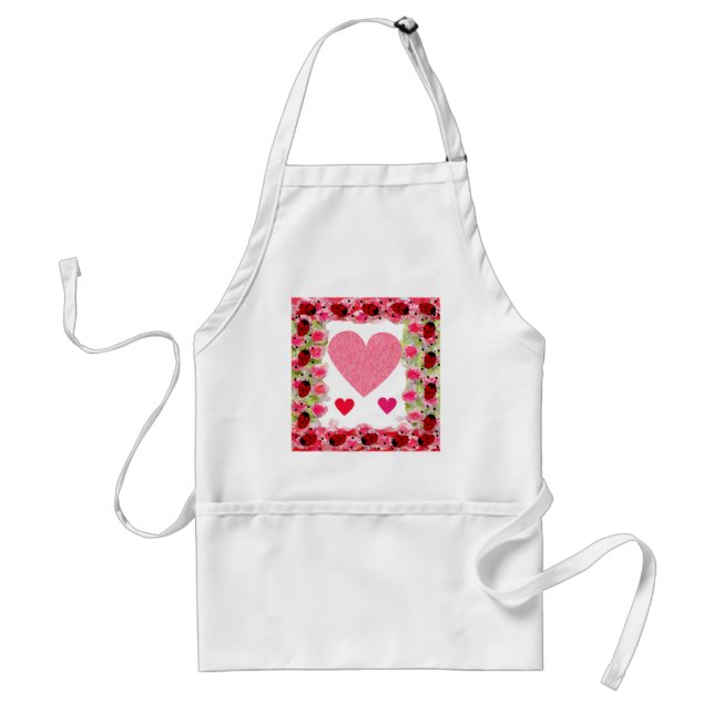 Delantal Heart Ladybugs (Frente)