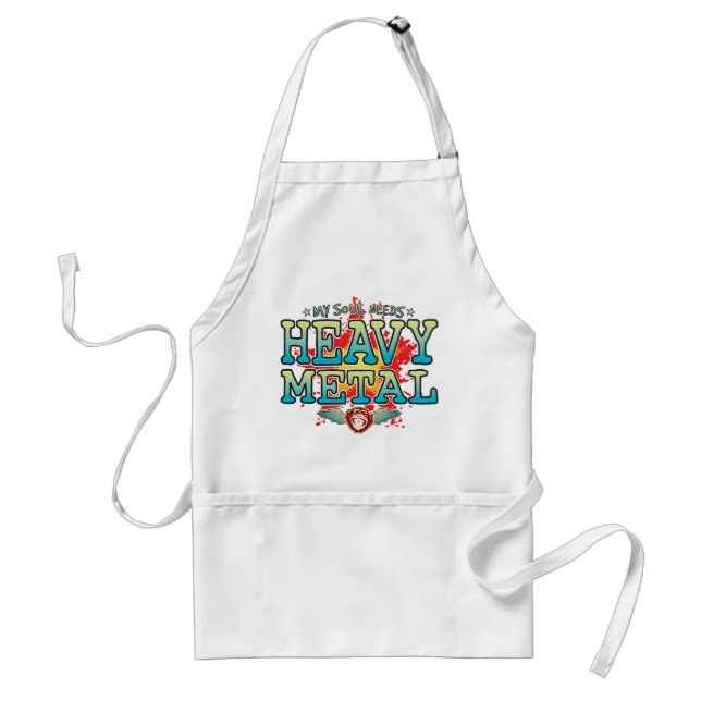 Delantal Heavy Metalizado Soul Apron (Frente)