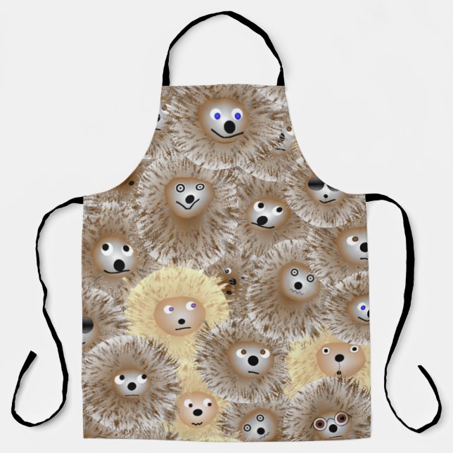 Delantal Hedgehogs Allover Apron (Anverso)