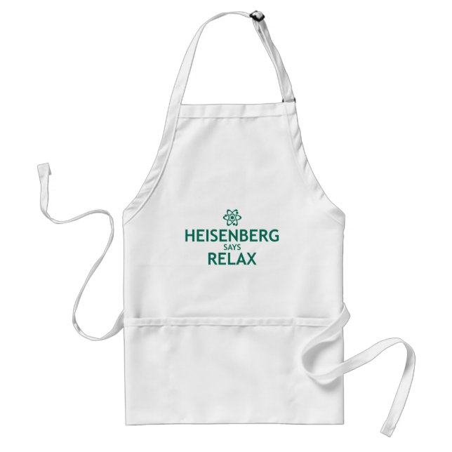 Delantal Heisenberg Dice Relax (Frente)