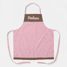 Helado de fresa rosa