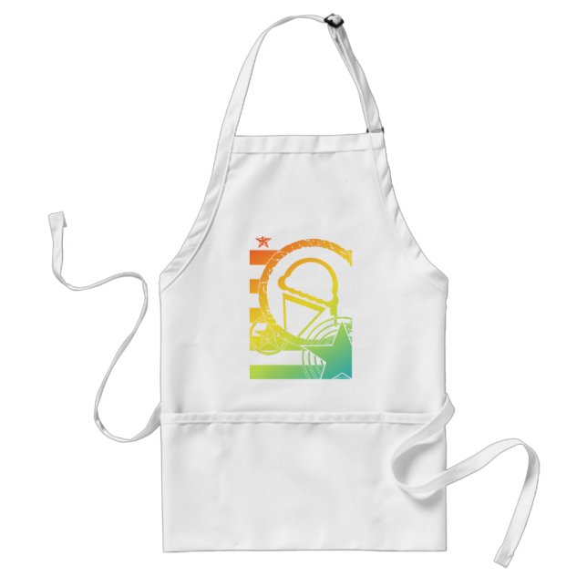 Delantal helado de punk dripz (Frente)