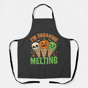 Delantal Helado Derritiéndose en Halloween