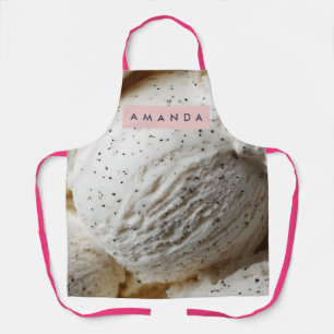 Delantal Helado personalizado de Vainilla con un toque acog