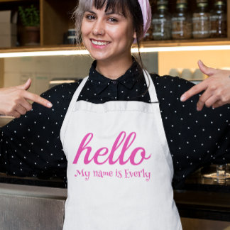 Delantal Hello Cute Colorful Hello