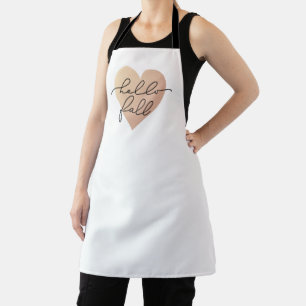 Delantal Hello Fall Love Heart
