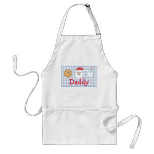 Delantal Hembras Santa Milk y Cookies, Apron adulto