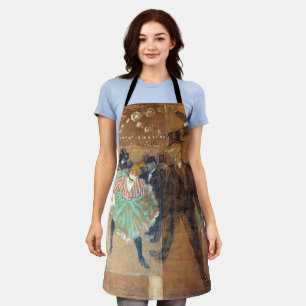 Delantal Henri de Toulouse-Lautrec - Danza en la Roque