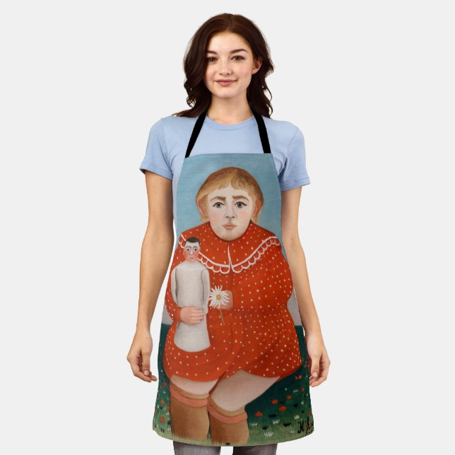 Delantal Henri Rousseau - Niño con muñeca (Gastado)