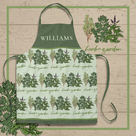 Delantal Herb Garden All-Over Print Apron