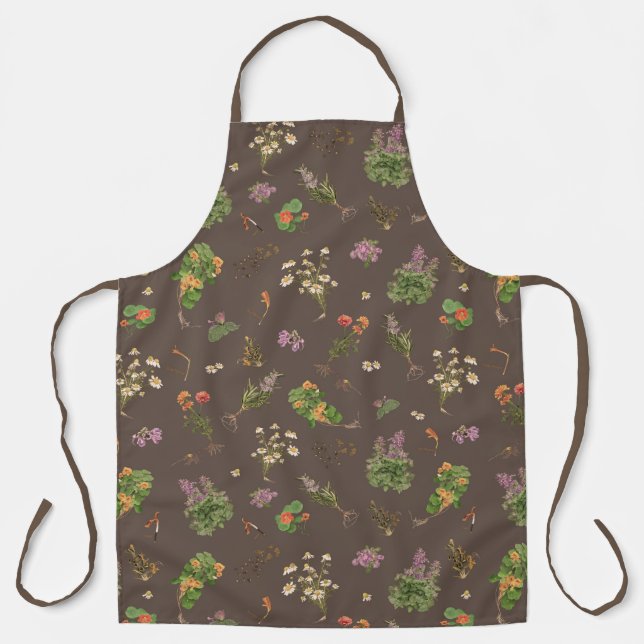 Delantal Herbs in Autumn apron. (Anverso)