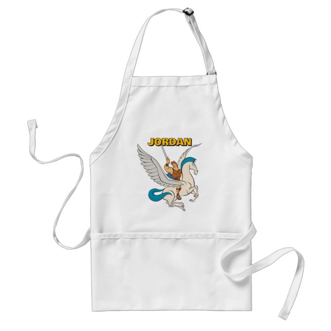 Delantal Hercules Riding Pegasus Adult Apron (Frente)