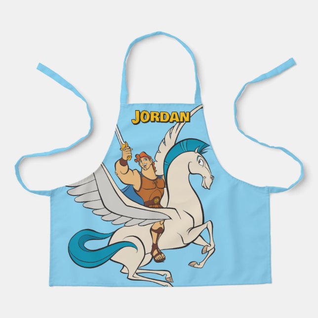 Delantal Hercules Riding Pegasus Apron (Anverso)