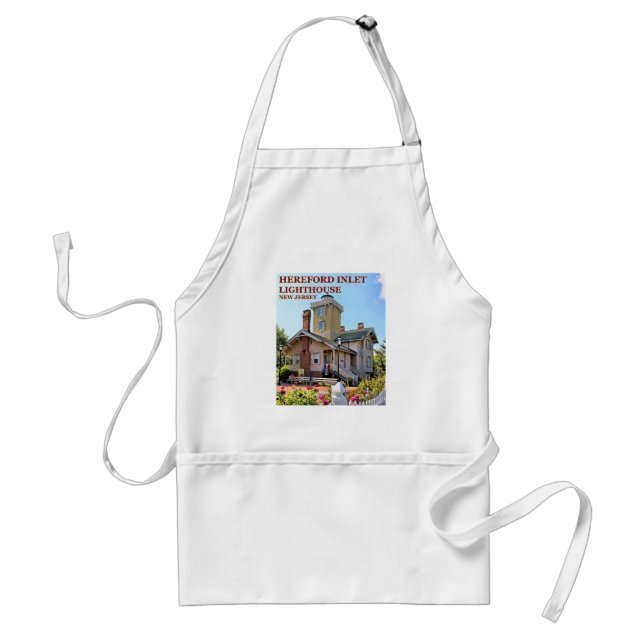 Delantal Hereford Inlet Lighthouse New Jersey Cooking Apron (Frente)