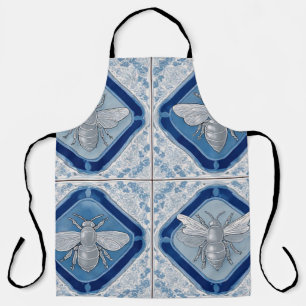 Delantal Herencia de abejas y azulejos - Apron