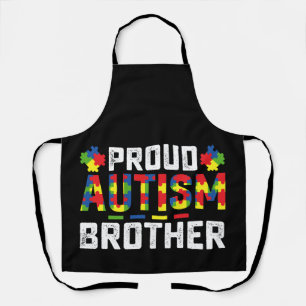 Delantal Hermano Orgulloso de Autismo Conciencia Familia Au