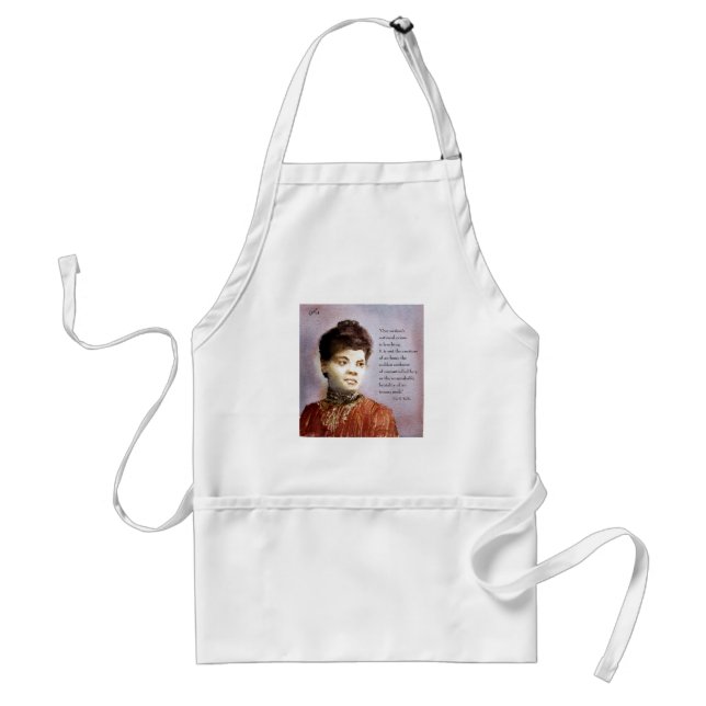 Delantal Hermosa acuarela de Ida B Wells (Frente)