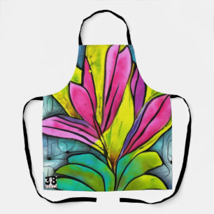 Delantal Hermosa colección de plantas