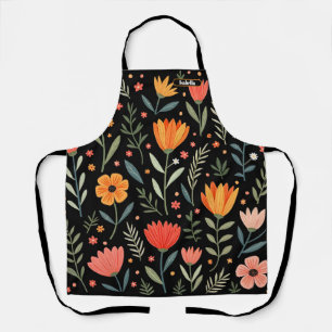 Delantal Hermosa Colección Floral Popular