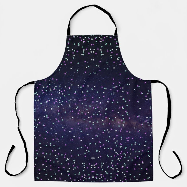 Delantal Hermosa galaxia, estrellas (Anverso)