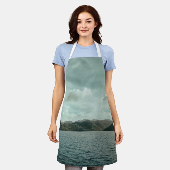 Delantal Hermosa vida marina (Gastado)