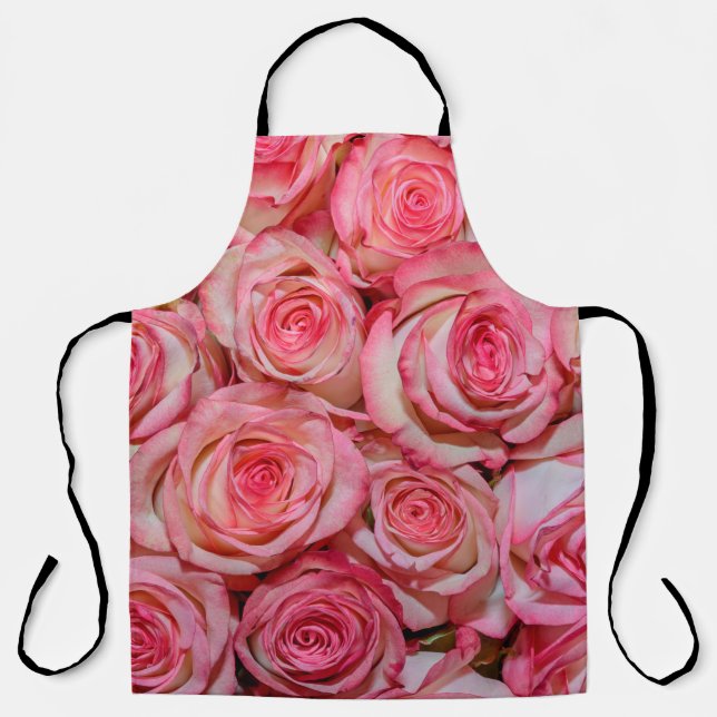Delantal Hermosas rosas rosas (Anverso)