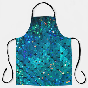 Delantal Hermosas y coloridas secuencias que brillan bajo e