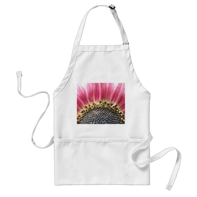Delantal Hermoso Apron de Girasol Rosa (Frente)