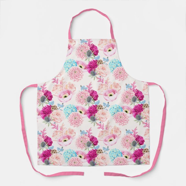 Delantal Hermoso Apron Floral (Anverso)