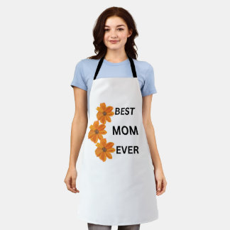 Delantal Hermoso Apron floral para mamá