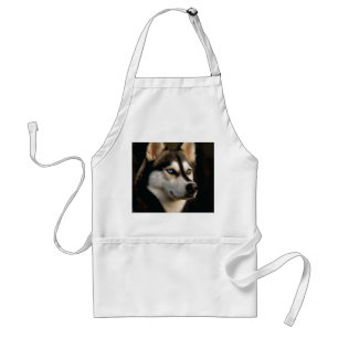 Delantal Hermoso Cojín decorativo Husky