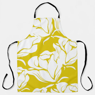 Delantal Hermoso fondo de patrón floral sin fisuras.