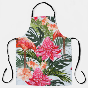 Delantal Hermoso patrón de verano floral sin fisuras
