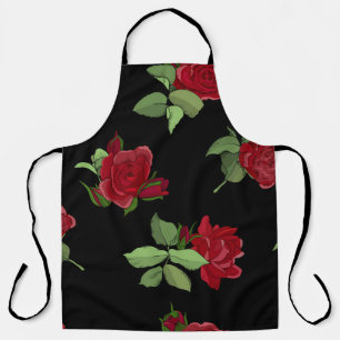 Delantal Hermoso patrón floral sin fisuras vintage con crud