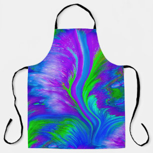 Delantal Hermoso resumen Peacock Feather Apron