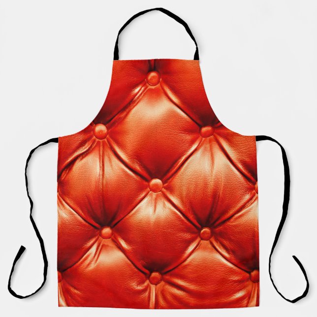 Delantal Hermoso sofá de cuero con botones (Anverso)