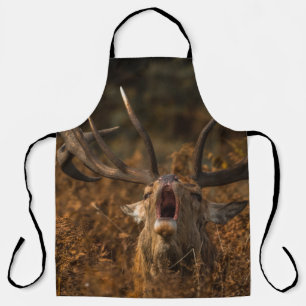 DELANTAL HERMOSOS ANIMALES REINDERES SALVAJES