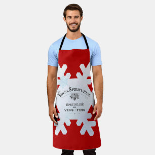 Delantal ¡Hermosos Navidades franceses Apron!