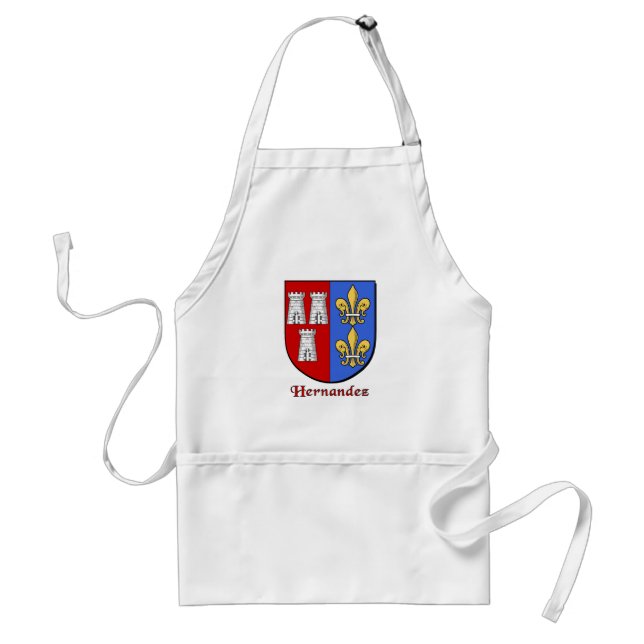 Delantal Hernandez Family Shield Apron (Frente)