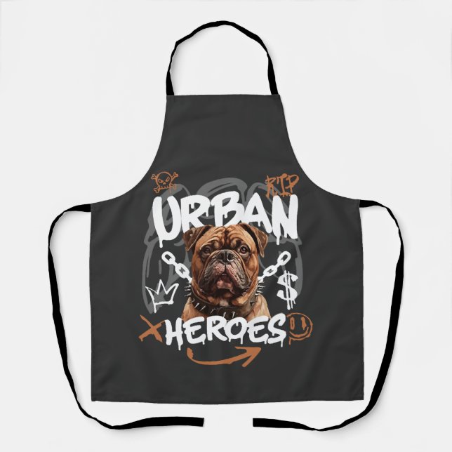 Delantal Héroe Urbano Perro (Anverso)