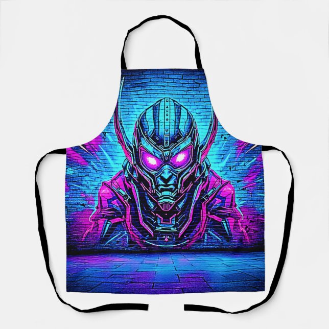 Delantal Heroico Cyberpunk Vibe (Anverso)