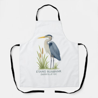 Delantal Héron bleu – Étang Burbank Danville QC | Design na