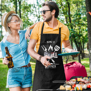 Delantal Herramientas de barbacoa de origen a parrilla con 