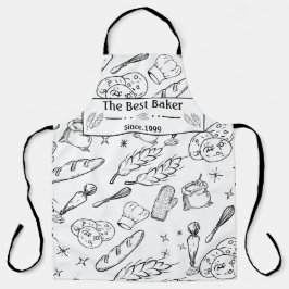 Delantal herramientas de cocción y panadería moderna de com