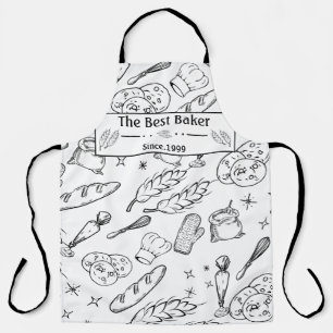 Delantal herramientas de cocción y panadería moderna de com