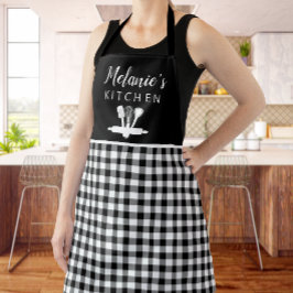 Delantal Herramientas de cocina de verificación de búfalo d