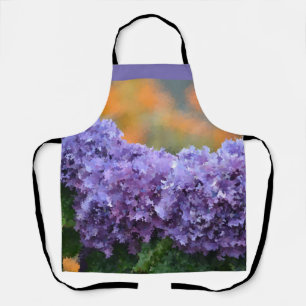 Delantal Hidrangea impresionista