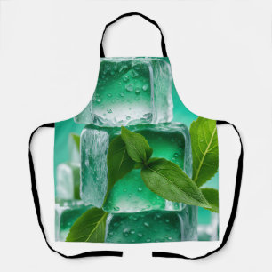 Delantal Hielo Cubes de menta Apron: Mantente Guay y fresco