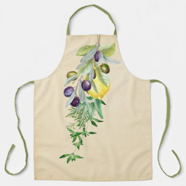 Delantal Hierbas toscanas Apron Lemons Olives