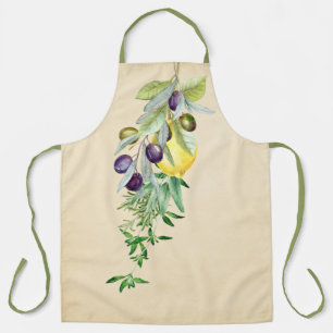 Delantal Hierbas toscanas Apron Lemons Olives